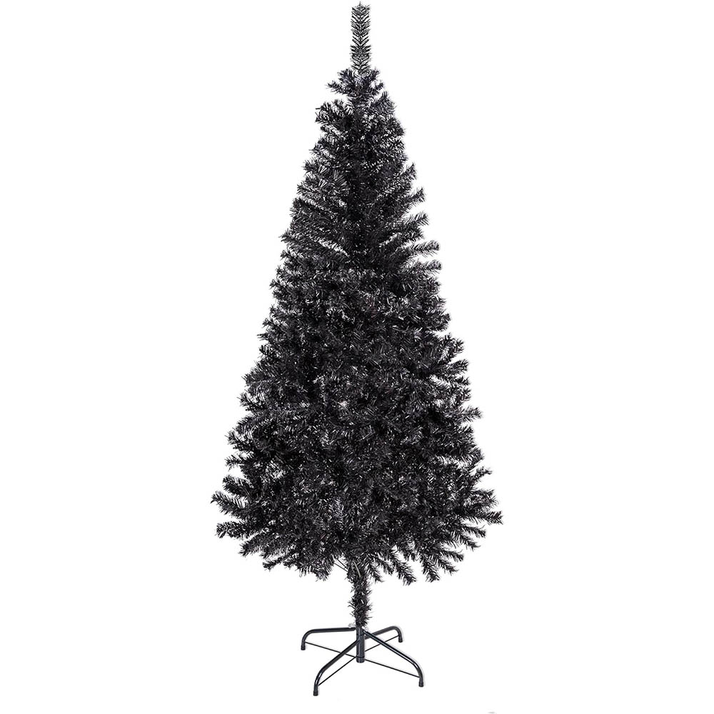 Černý umělý vánoční stromek ve více velikostech