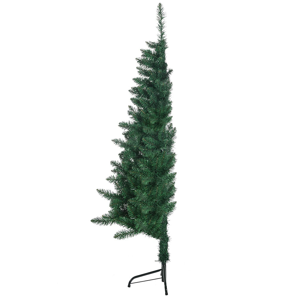 Poloviční umělý vánoční stromek ve více velikostech