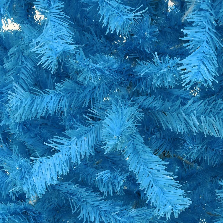 Modrý Umělý Vánoční Stromek Ve Více Velikostech