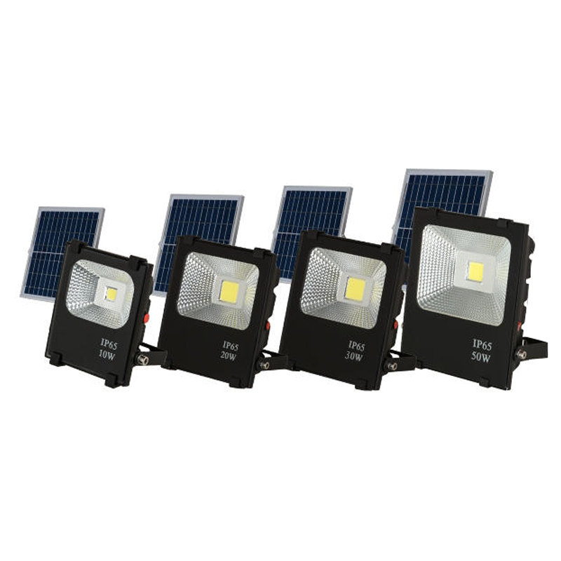 LED Reflektor Se Solárním Panelem, 4 Typy