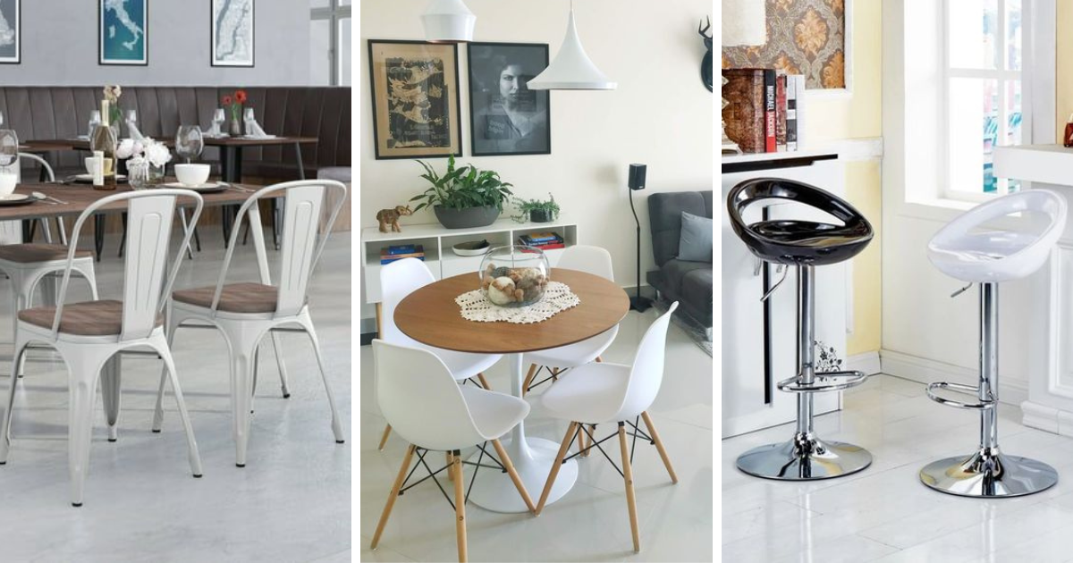 Sady jídelních židlí a jídelních stolů pro každý styl